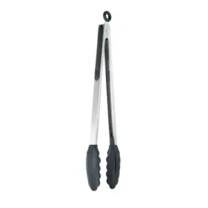 12-inch Silicone Tongs Heat-Resistant Kitchen Cooking Utensil