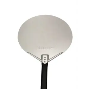 13 Inch Pizza Peel Round with 24 Inch Black Handle