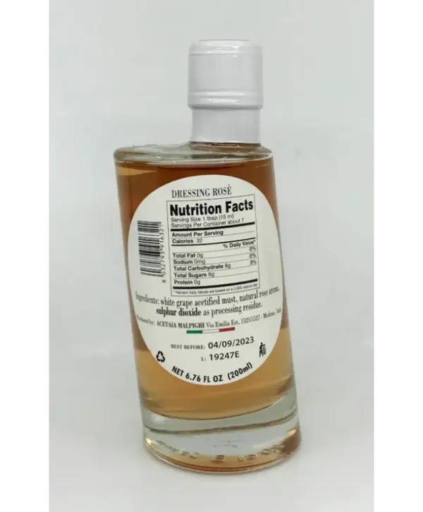 Acetaia Prelibato Rosé Balsamic Vinegar - Gourmet Condiment 200ml - Image 2