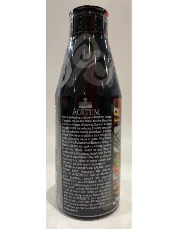Acetum Blaze Balsamic Glaze Gourmet Drizzle Sauce 7.3oz
