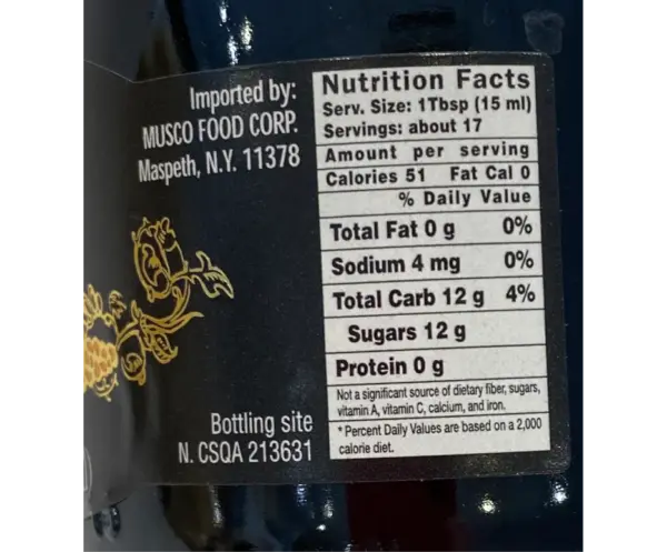 Aged Balsamic Vinegar of Modena Gold 8.5oz Castello D'Este