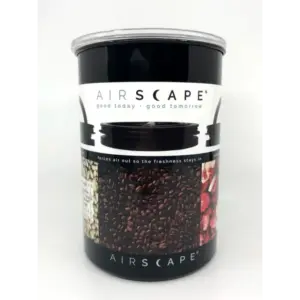 Airscape 64oz Black Food Storage Container - Keeps Food Fresh Longer