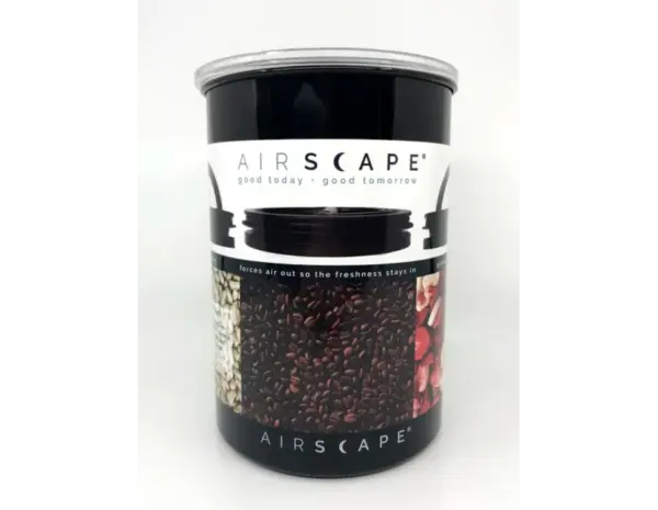 Airscape 64oz Black Food Storage Container - Keeps Food Fresh Longer