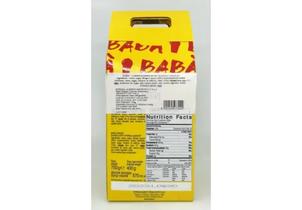 Alberti Baba' Strega Liqueur Italian Herbal Spirit Glass Jar Bottle Gift - Image 2