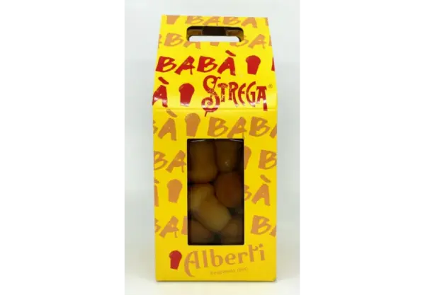 Alberti Baba' Strega Liqueur Italian Herbal Spirit Glass Jar Bottle Gift