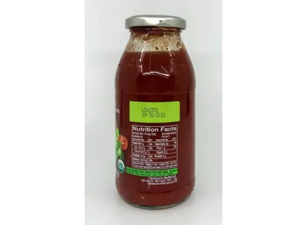 Alce Nero Organic Tomato Pulp with Basil 500g