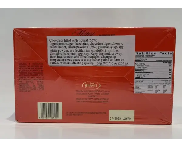 Aliberti Dark Chocolate Bar - 200g (7 oz) Premium Italian Chocolate - Image 2