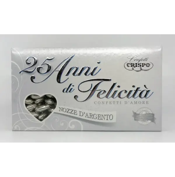 Almond Confetti Crispo Chocolate Candy - Silver Pack - 500g