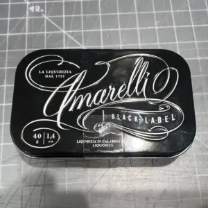 Amarelli Black Label Calabrian Licorice Candy Authentic Italian 40g