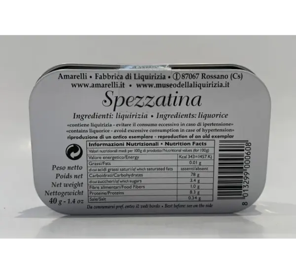 Amarelli Italian Liquorice Rossano 40g Bag