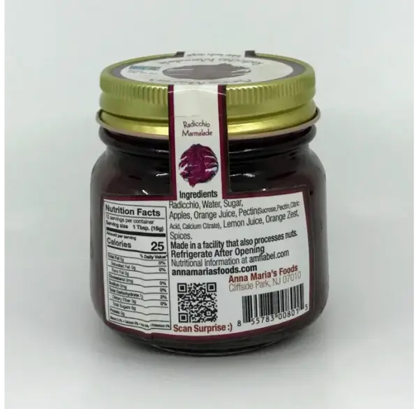 Anna Maria's Radicchio Marmalade 255g - Sweet & Savory Spread - Image 2