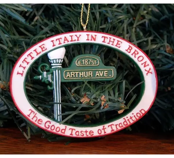 Arthur Avenue NYC Christmas Ornament