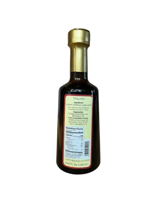 Artibel Vincotto Mosto Cotto Grape Syrup - 250ml Bottle - Image 2