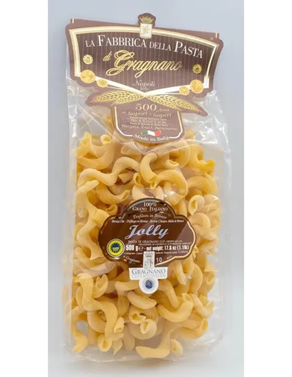 Authentic Gragnano Pasta Jolly 500g Traditional Italian Artisanal