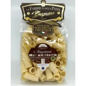 Authentic Gragnano Rigatoni - Premium Italian Pasta 500g