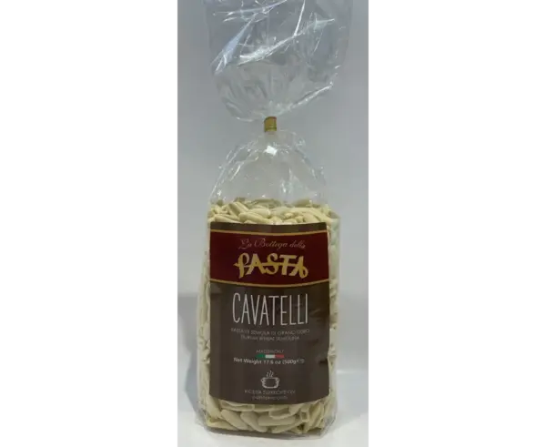 Authentic Italian Cavatelli Pasta by La Bottega 500g