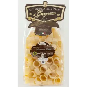 Authentic PGI Gragnano Calamarata Rigate Pasta 500g