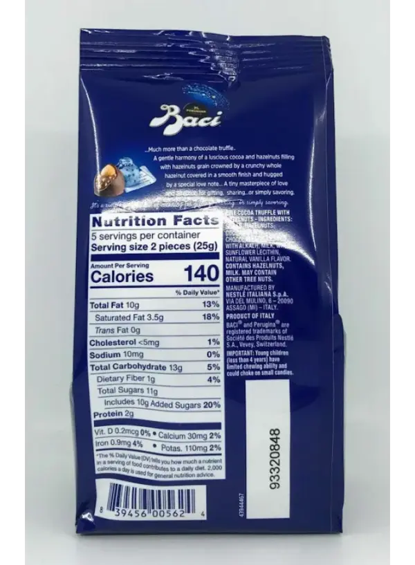 Baci Hazelnut Milk Chocolate Truffles 125g - Image 2