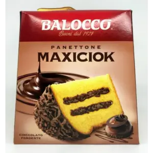 Balocco Classic Italian Chocolate Chip Panettone Cake 1kg