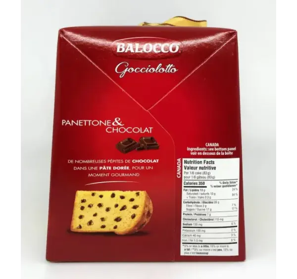 Balocco Gocciolotto Chocolate Panettone Cake 500g