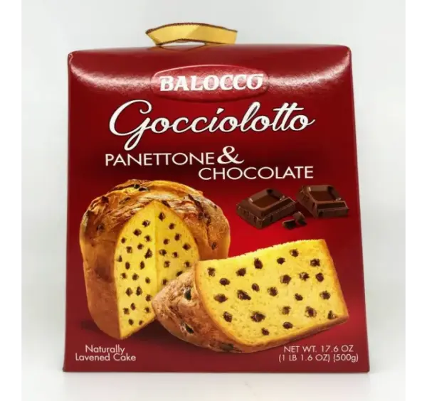 Balocco Gocciolotto Chocolate Panettone Cake 500g - Image 2