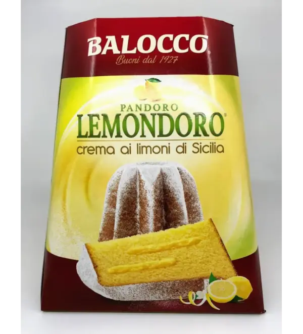 Balocco Pandoro Lemondoro Italian Christmas Cake 800g - Image 2