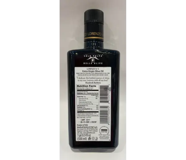 Barbera Lorenzo Nocellara Extra Virgin Olive Oil 500ml