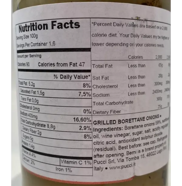 Berni Grilled Borettane Onions - 9.8 oz Jar - Image 2