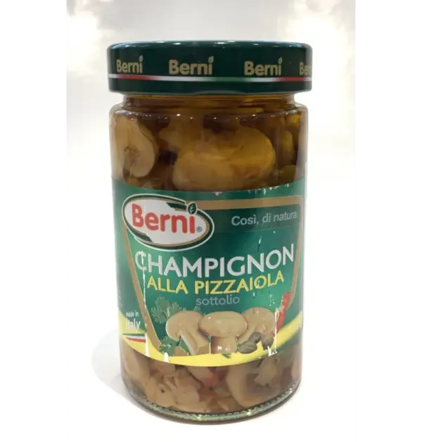 Berni Italian Mushrooms in Oil Pizza Style 10 oz