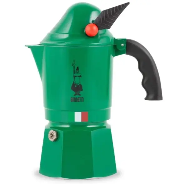 Bialetti Alpina Stovetop Moka Pot 3 Cup Espresso Maker