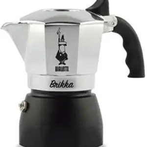 Bialetti Brikka 4 Cup Moka Pot Stovetop Espresso Maker