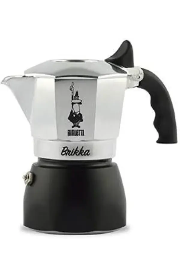 Bialetti Brikka 4 Cup Moka Pot Stovetop Espresso Maker