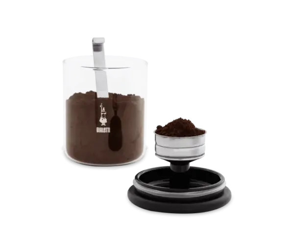 Bialetti Glass Coffee Canister - Airtight Storage Jar for 250g Beans - Image 2