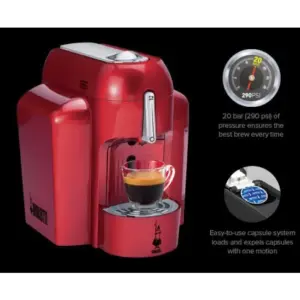 Bialetti Mini Capsule Coffee Machine Red