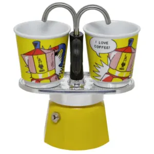 Bialetti Mini Express 2 Cup Espresso Maker Set