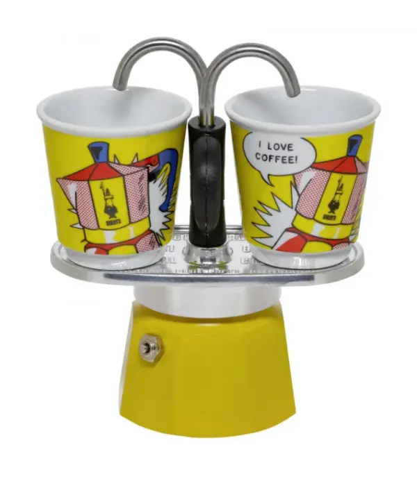 Bialetti Mini Express 2 Cup Espresso Maker Set