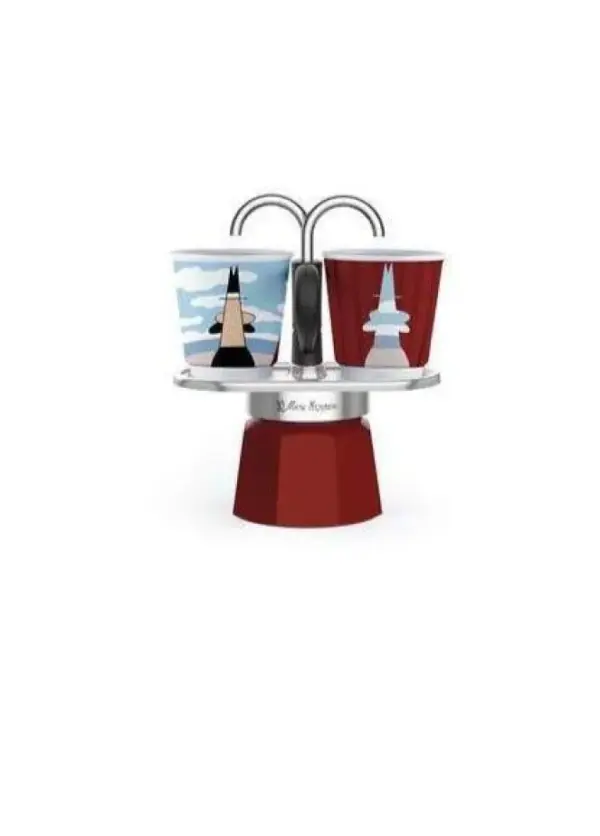 Bialetti Moka Express 2-Cup Stovetop Espresso Maker with Cups