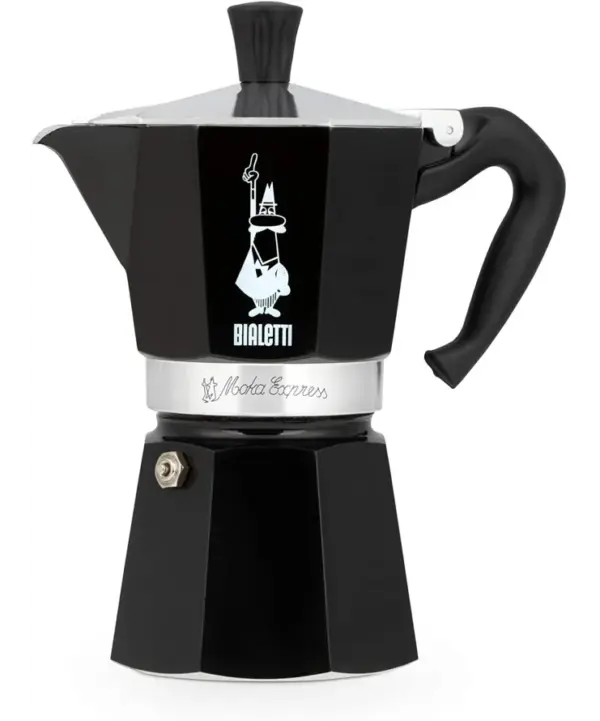 Bialetti Moka Express 6-Cup Stovetop Espresso Maker - Red or Black