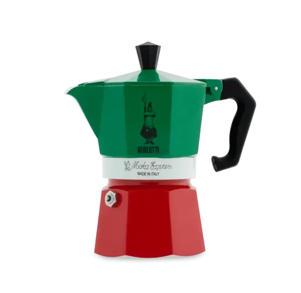 Bialetti Moka Express Stovetop Espresso Maker - 3 or 6 Cup