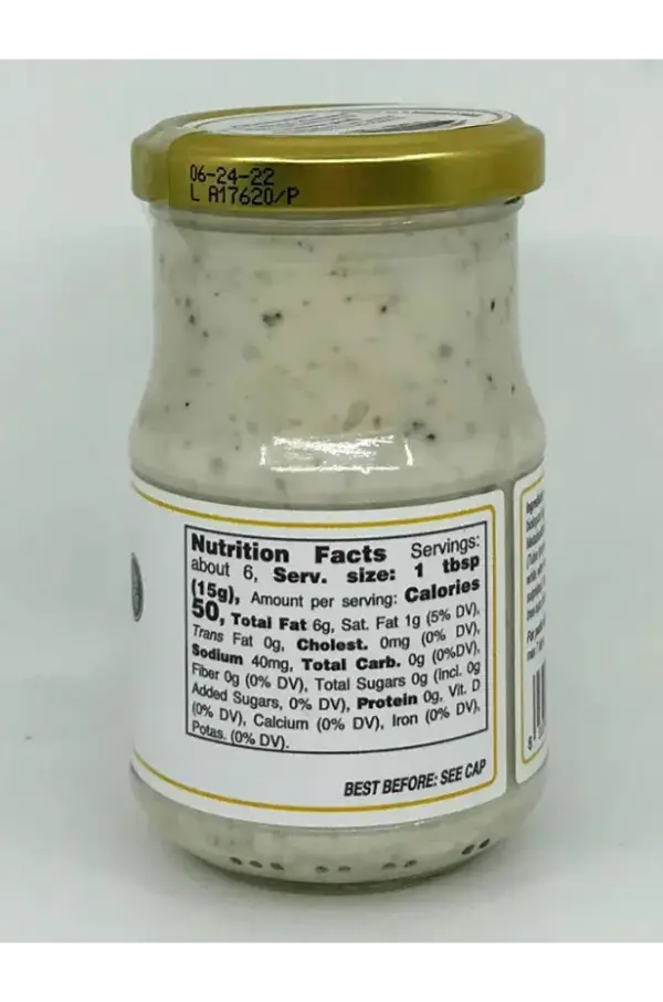 Black Truffle Mayonnaise 180g by Tartufi Jimmy - Image 2