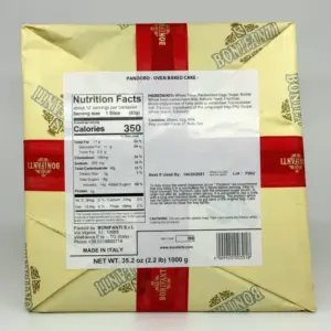 Bonifanti Classic Pandoro Cake 1000g - Traditional Italian Holiday Treat