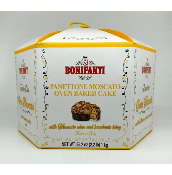 Bonifanti Gran Moscato Panettone 1000g Italian Holiday Cake