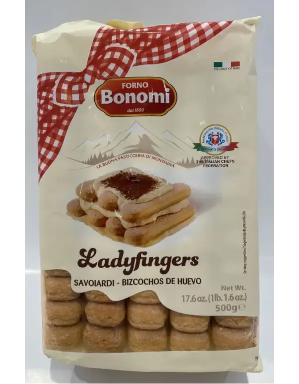 Bonomi Authentic Italian Ladyfingers 500g Pack