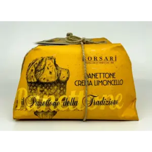 Borsari Italian Panettone Cake with Limoncello Cream Filling 1000g