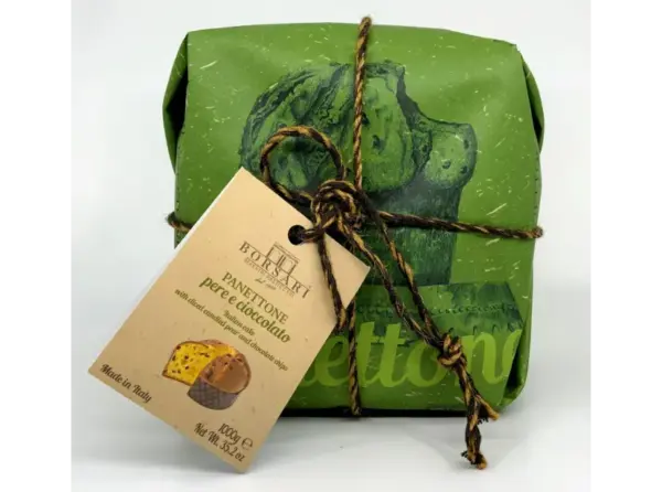 Borsari Pear & Chocolate Panettone: Gourmet Italian Holiday Dessert, 2.2 lb - Image 2