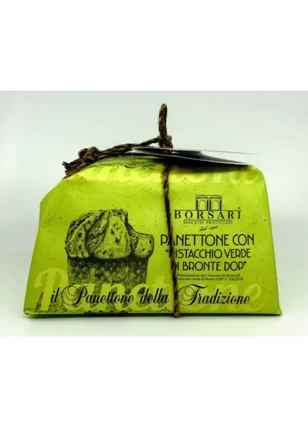 Borsari Pistachio Panettone - 1000g Italian Holiday Cake - Image 2