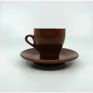 Brown Cappuccino Cup Set 6 Piece Nuova Point