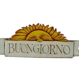 Buon Giorno Sun Wall Plaque Decor