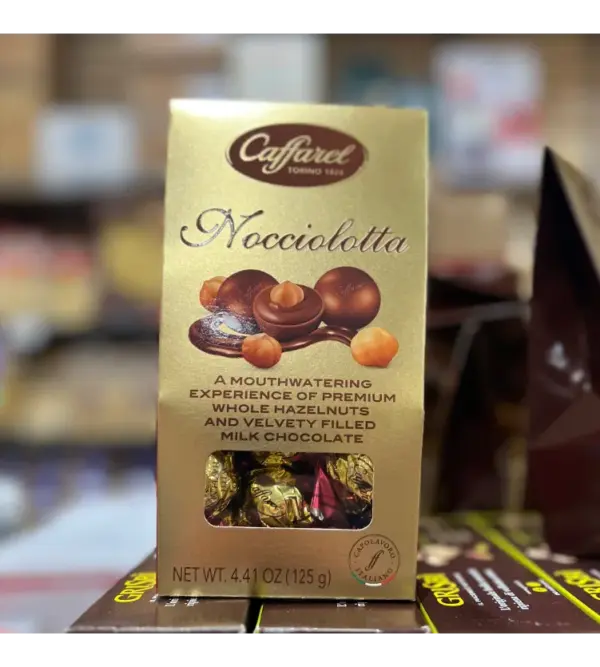 Caffarel Nocciolotta Hazelnut Chocolate Bar 125g