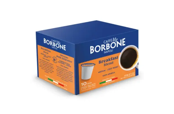 Caffe Borbone Breakfast Blend K-Cups Medium Roast Arabica Coffee